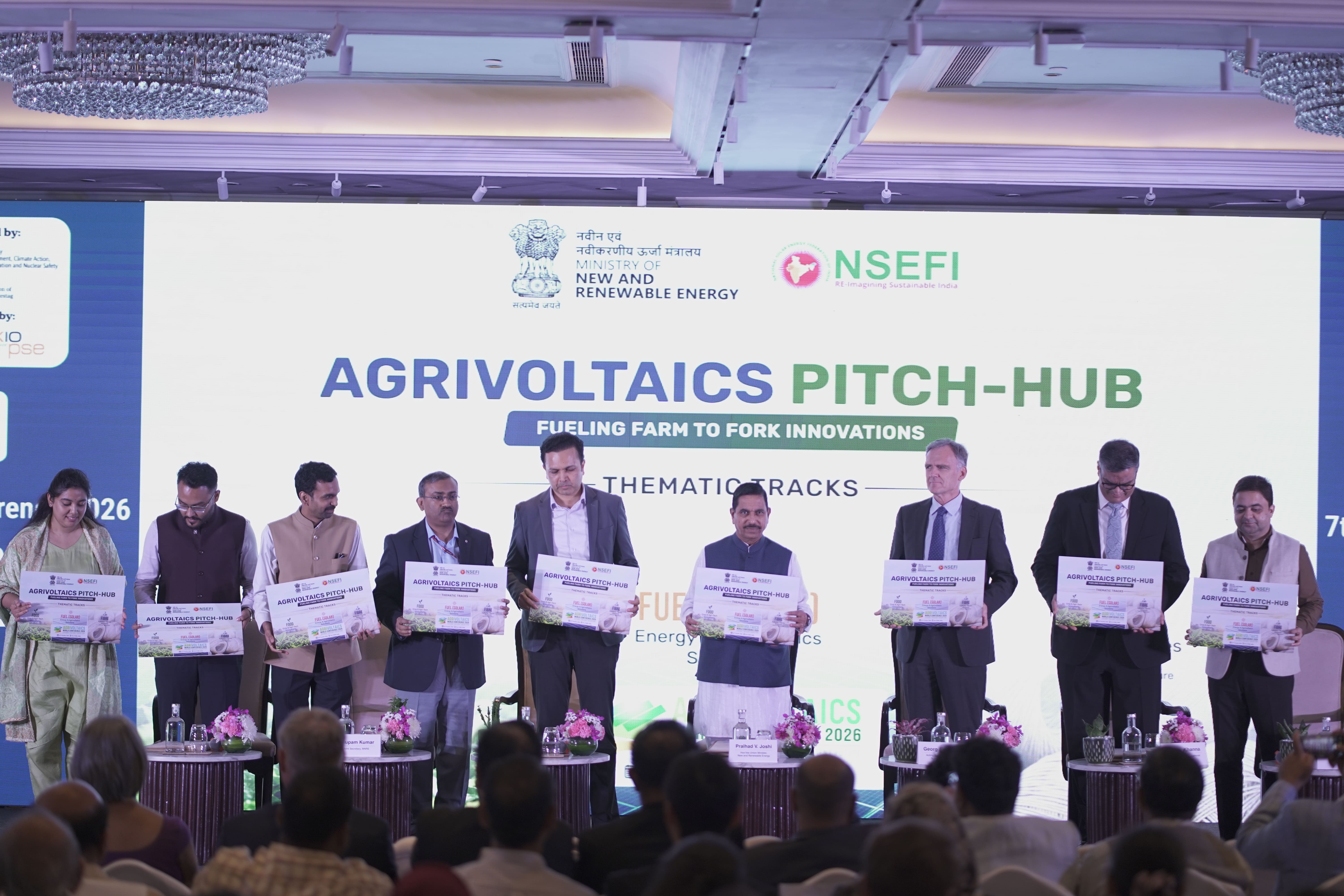 Agrivoltaics field